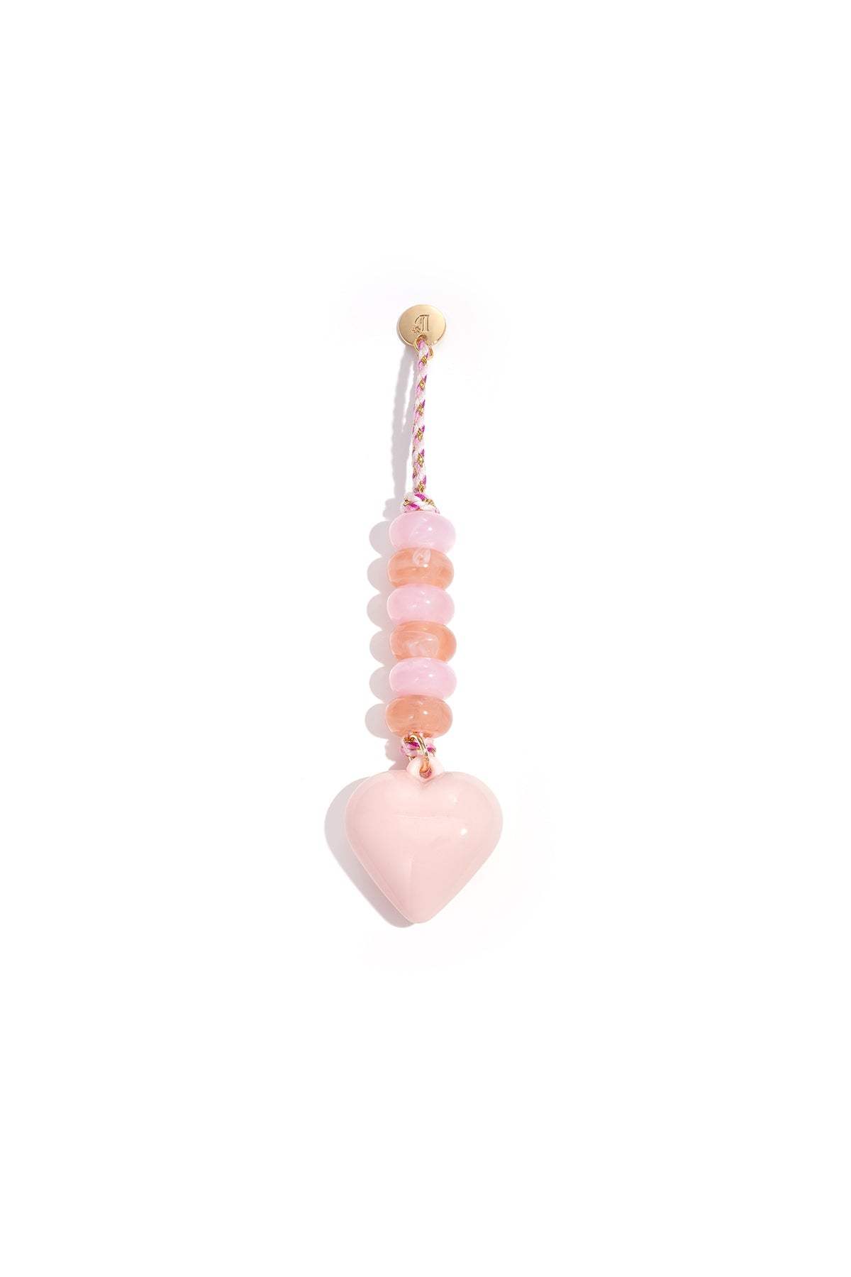Heart Bead Bag Charm Eloise Closet Jewelry
