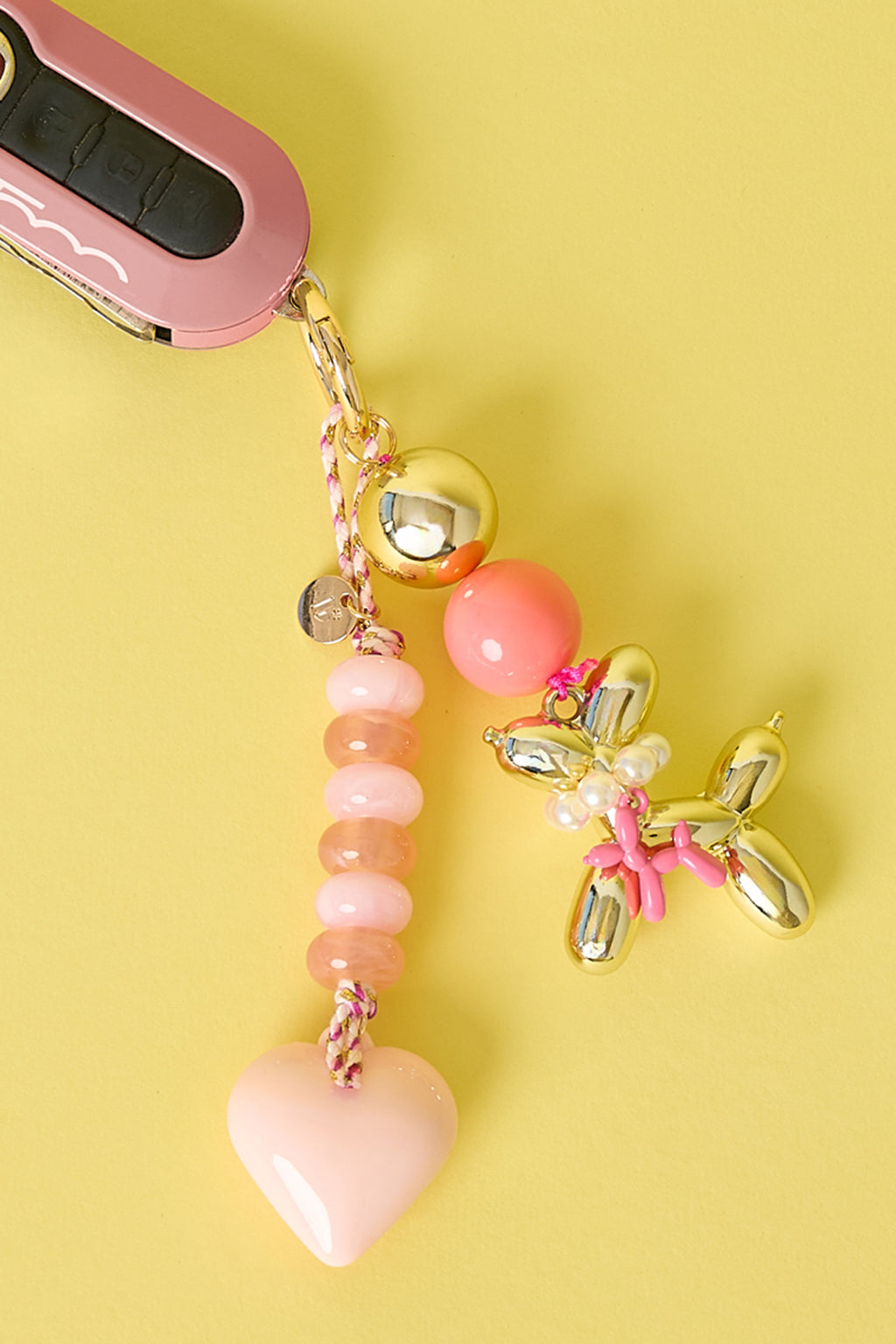 Heart Bead Bag Charm Eloise Closet Jewelry