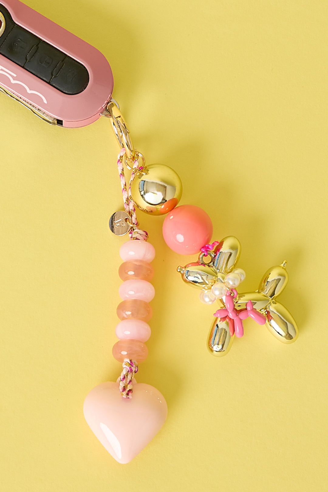 Heart Bead Bag Charm Eloise Closet Jewelry