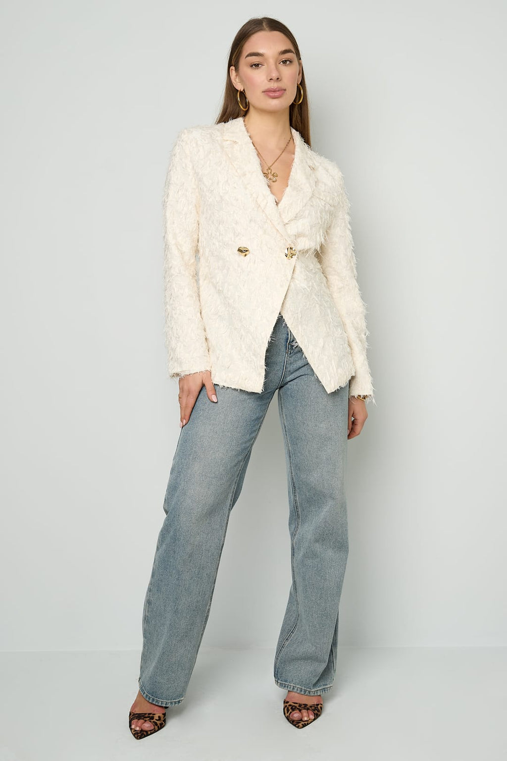 Eloise Closet Refined Texture Blazer