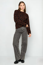 Wild Cozy Knit Sweater Eloise Closet