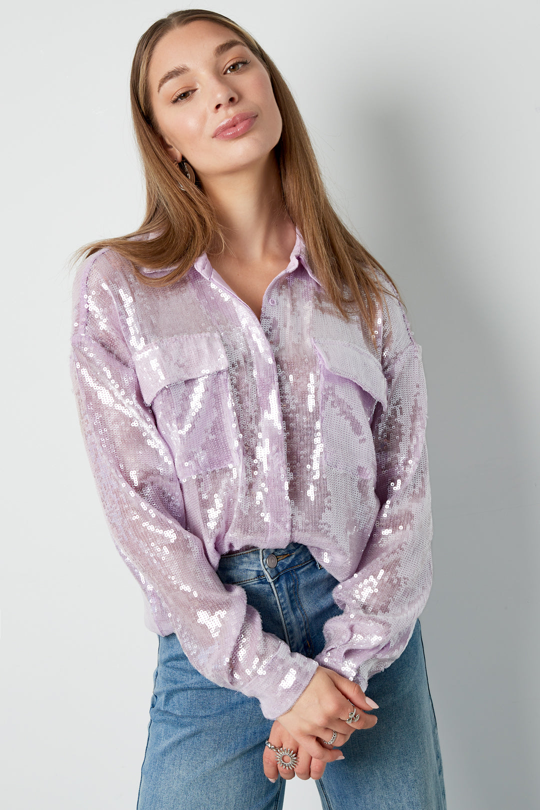 Eloise Closet Essential Silk-Touch Blouse – Elegant Fluidity