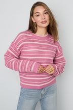 Striped Everyday Knit Sweater Eloise Closet
