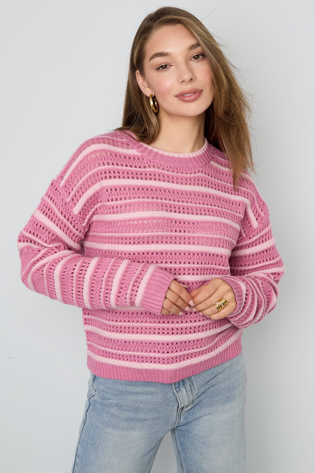 Striped Everyday Knit Sweater Eloise Closet