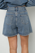 Crystal Denim Shorts Eloise Closet