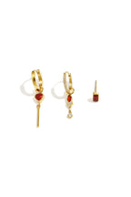 Stainless Steel Earring Sets Heart Simple Daily Simple Series Women's jewelry